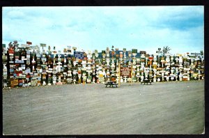 Alaska WATSON LAKE Sign Boards, Alaska Highway, Mile 635 pm1977 - Chrome