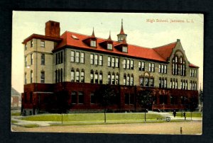 PCX2r Jamaica, L.I. 1910sFull Front View High School,The Leighton & Valentine Co