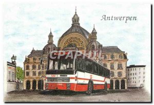 Modern Postcard Antwerpen