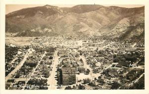 Aerial View 1940s Kellogg Idaho Mining Hall RPPC real photo postcard 2850