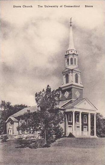 Connecticut Storrs The Storrs Church The University Of Connecticut Albertype