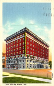 Ohio Marion Hotel Harding 1942 Curteich