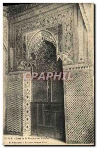 VINTAGE POSTCARD Rabat Carries Mosque of Chorfas