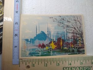 Postcard Blue Mosque, Istanbul, Turkey