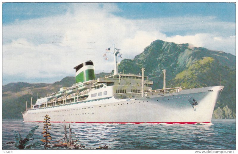 Grace Line Caribbean Cruise ship New Santa Rosa/Santa Paula , PU-1962