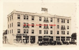 TX, Mason, Texas, RPPC, Fort Mason Hotel, Exterior View, Drug Store, Photo
