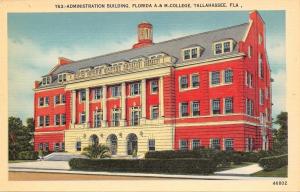 Tallahassee Florida~Florida A&M College~Administration Building~1940s Linen PC