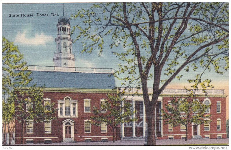 DOVER, Delaware, 1930-1940's; State HOuse