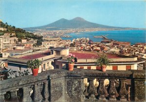 Italy Postcard Napoli panorama