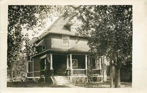 MN, Minneapolis, Minnesota, RPPC, House, Front Porch View, 1910 PM