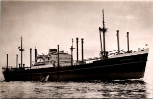 Holland America Line M.V. Sommelsdijk Ship Vintage RPPC C016