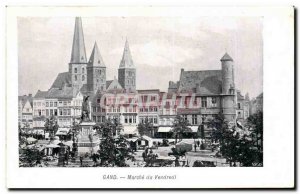 Old Postcard Ghent On Friday