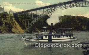 Seeing Niagara Falls On The Maid Of The Mist, New York, NY USA Steam Ship Unu...