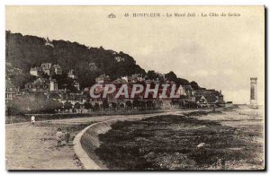 Old Postcard Honfleur Mont Joil La Cote de Grace