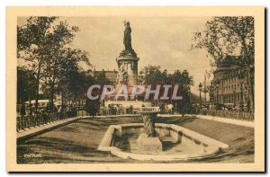 Old Postcard The beautiful corners of Paris Place de la Republique