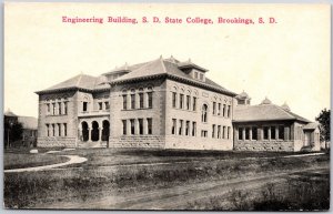 Engineering Building South Dakota State College Brookings SD Campus Postcard