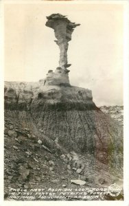 Postcard RPPC 1930s Arizona Route 66 Eagle Nest Petrified Forest AZ24-3073