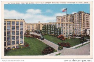 Ohio Dayton National Cash Register Buildings From Main Street Showing Office ...