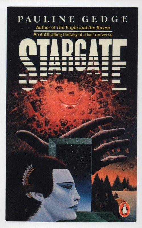 Pauline Gedge Stargate 1983 Science Fiction Book Postcard