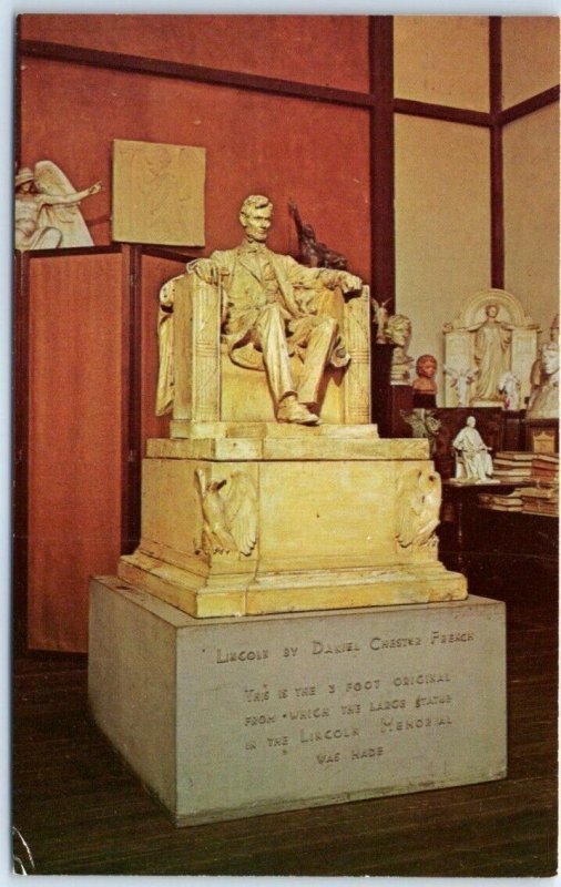 M-55533 Lincoln Statue in Daniel Chester French Studio Massachusetts