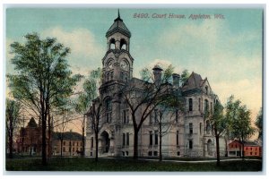 c1910's Court House Building Appleton Wisconsin WI Unposted Antique Postcard