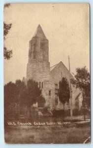 CEDAR FALLS, Iowa IA ~ M.E. CHURCH Black Hawk County 1920  Postcard