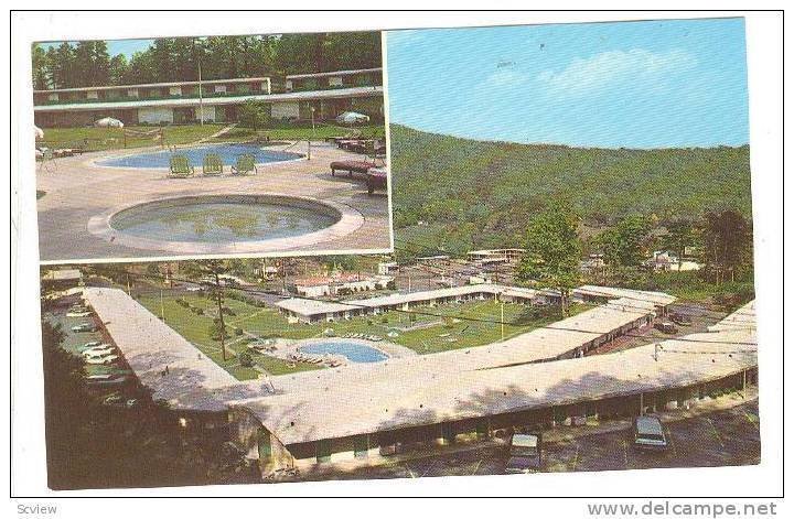 Howard Johnson's Motor Lodge & Restaurant, Swimming Pool, Asheville, North Ca...