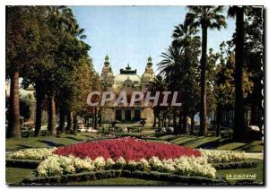 Postcard Modern Reflections of the French Riviera Monte Carlo Casino and Gardens