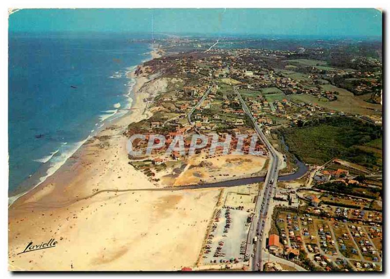 Postcard Modern Bidart General view of the beach Louhabia