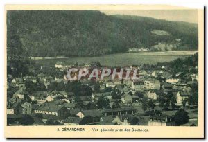 Old postcard Gerardmer General view taken of Gouttridos