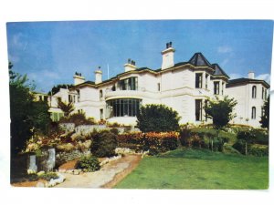 Close up View of Crofton House Hotel Torquay Devon Vintage Postcard 1960s