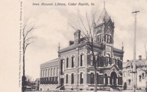 Iowa Cedar Rapids The Iowa Masonic Library