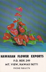 Hawaii Mount View Hawaiian Flower Exports