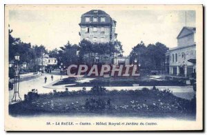 Old Postcard La Baule Casino Royal Hotel and Casino Gardens