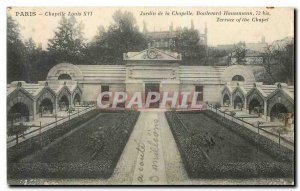 Old Postcard Paris Louis XVI Chapel Garden Chapel Boulevard Haussmann