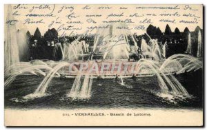 Versailles Old Postcard Basin the atom