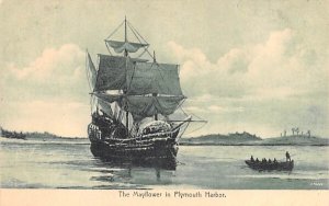 The Mayflower in Plymouth Harbor in Plymouth, MA