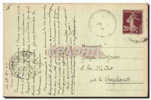 Postcard Old Louvesc Ardeche Basilica St Regis The Statues of the Portico