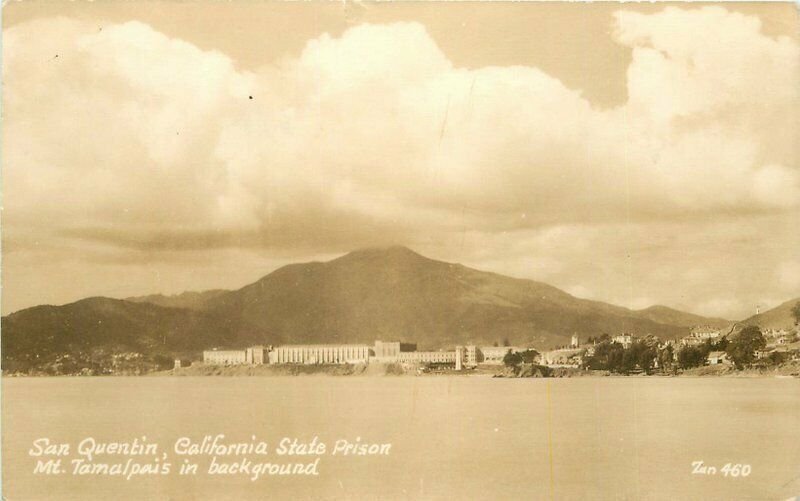 California San Quentin State Prison Mt Tampalis RPPC Photo Postcard Zan 22-4181