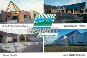 Postcard Modern Mayor of Guichen Pont Rean Gymnasium Residence Trehelu Space ...