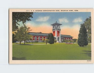 Postcard U. S. Veterans Administration Home, Mountain Home, Johnson City, TN