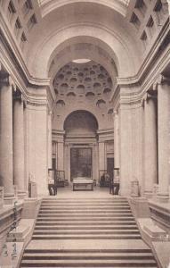 LP03  Boston, Massachusetts, MA, postcard, Stairway & 