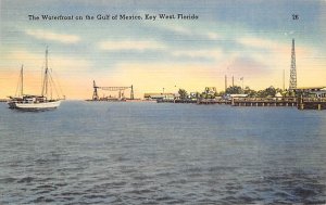 Waterfront on the Gulf of Mexico Ships - Key West, Florida FL  