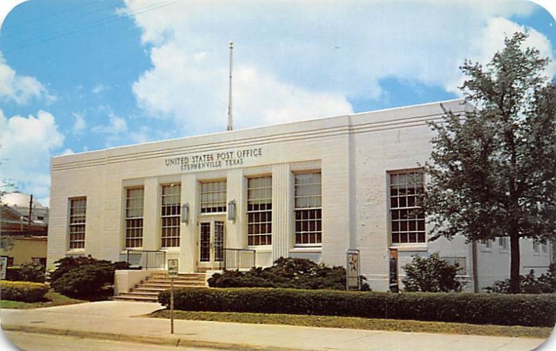 United States Post Office Building Stephenville, Texas USA United States Post...