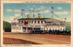 S.S. Grand View Point Hotel, Only Steamboat in the Mountains c1938 Y14