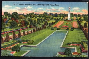Minnesota MINNEAPOLIS ST. PAUL Sunset Memorial Park Tower of Memories Carillon