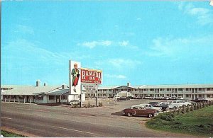 Postcard HOTEL SCENE Tucumcari New Mexico NM AI9978