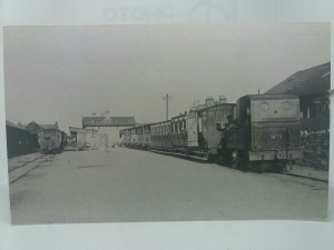 Mixed Train at Ramsey Railway Station IOM June 1939 Vintage Repro Postcard