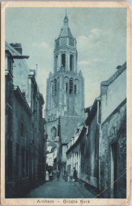 Netherlands Arnhem Grote Kerk Vintage Postcard 04.92