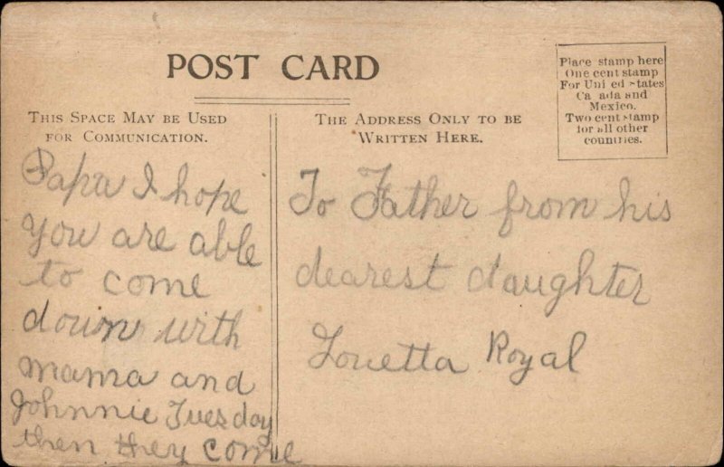 Wildwood NJ Life Saving Drill c1910 Postcard